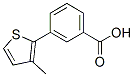 3-(3-Methylthiophen-2-yl)benzoic acid 结构式