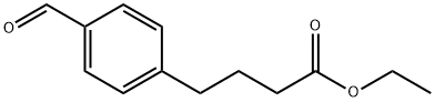 ethyl 4-(4-formylphenyl)butanoate 结构式