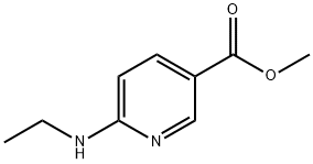 6-乙氨基烟酸甲酯 结构式