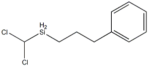 (3-苯丙基)甲基二氯硅烷 结构式