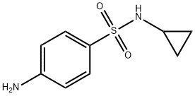 N-环丙基-4-氨基苯磺酰胺 结构式