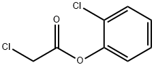 Chloroacetic acid 2-chlorophenyl ester 结构式