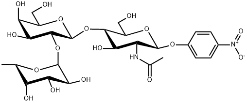 4-Nitrophenyl 2-acetamido-2-deoxy-4-O-[2-O-(a-L-fucopyranosyl)-b-D-galactopyranosyl]-b-D-glucopyranoside