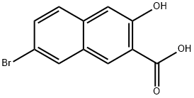 3-羟基-7-溴-2-萘甲酸 结构式