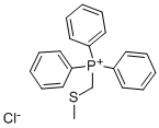 (甲硫基甲基)三苯基氯化鏻 结构式