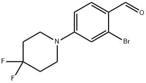 2-Bromo-4-(4,4-difluoropiperidin-1-yl)benzaldehyde