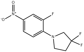 3-Fluoro-4-(3,3-difluoropyrrolidin-1-yl)nitrobenzene