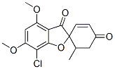 7-Chloro-4,6-dimethoxy-6'-methylspiro[benzofuran-2(3H),1'-[2]cyclohexene]-3,4'-dione 结构式