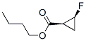 Cyclopropanecarboxylic acid, 2-fluoro-, butyl ester, (1S,2S)- (9CI) 结构式