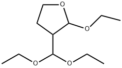 3-(二乙氧基甲基)-2-乙氧基四氢呋喃 结构式