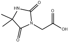 (4,4-二甲基-2,5-二氧代-咪唑啉-1-基)-乙酸 结构式