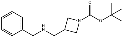 tert-butyl 3-((benzylaMino)Methyl)azetidine-1-carboxylate 结构式