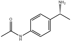 (R)-N-[4-(1-氨乙基)苯基]-乙酰胺 结构式