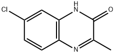 7-氯-3-甲基喹喔啉-2(1H)-酮 结构式