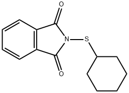 N-环己基硫代邻苯二甲酰亚胺 结构式