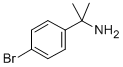 1-(4-溴苯基)-1-甲基乙胺 结构式