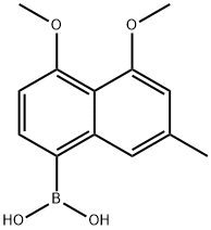 Boronic acid, (4,5-dimethoxy-7-methyl-1-naphthalenyl)- (9CI) 结构式