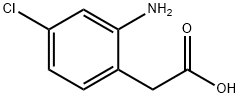2-氨基-4-氯苯乙酸 结构式