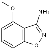 4-甲氧基-1,2-苯并异恶唑-3-胺 结构式