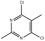 4,6-二氯-2,5-二甲基嘧啶 结构式