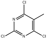 2,4,6-三氯-5-甲基嘧啶 结构式