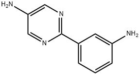 Pyrimidine, 5-amino-2-(m-aminophenyl)- (8CI) 结构式