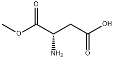 L-天门冬氨酸 1-甲酯 结构式