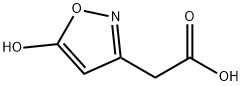 3-Isoxazoleacetic acid, 5-hydroxy- (9CI) 结构式