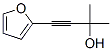 3-Butyn-2-ol, 4-(2-furanyl)-2-methyl- (9CI) 结构式