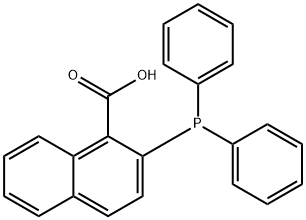 2-联苯基膦基-1-萘甲酸 结构式