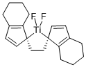 [(S,S)-亚乙基双(4,5,6,7-四氢-1-茚基)]二氟化钛(IV) 结构式