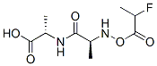 Alanine,  N-(2-fluoro-1-oxopropoxy)alanyl-  (9CI) 结构式