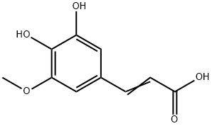 5-羟基阿魏酸 结构式