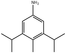 3,5-BIS(1-METHYLETHYL)--4-METHYLBENZENAMINE 结构式