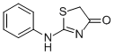 2-PHENYLAMINO-THIAZOL-4-ONE 结构式