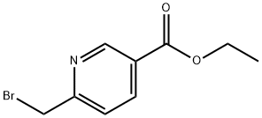 6-(溴甲基)吡啶-3-羧酸乙酯 结构式