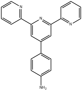4'-(4-氨基苯基)-2,2':6',2-三联吡啶 结构式