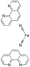 Dicyanobis(1,10-phenanthroline)iron(II) 结构式