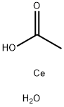 水合乙酸鈰(III) 结构式
