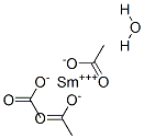水合乙酸钐 结构式