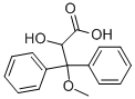 2-羟基-3-甲氧基-3,3-二苯基丙酸 结构式