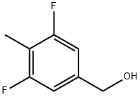 (3,5-Difluoro-4-methylphenyl)methanol 结构式