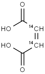 MALEIC ACID, [2,3-14C] 结构式