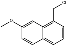 1-(chloroMethyl)-7-Methoxynaphthalene 结构式