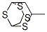 1-Methyl-2,4,6,8-tetrathiaadamantane 结构式
