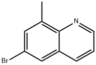 8-甲基-6-溴喹啉 结构式