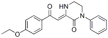 (3Z)-3-[2-(4-ethoxyphenyl)-2-oxo-ethylidene]-1-phenyl-piperazin-2-one 结构式