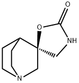 (S)-螺[1-氮杂双环[2.2.2]辛烷-3,5'-恶唑啉]-2'-酮 结构式