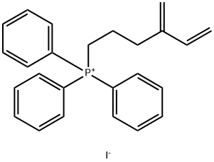 (4-Methylene-5-hexenyl)triphenyl-phosphoniuM Iodide 结构式