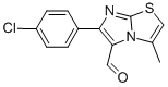 6-(4-CHLOROPHENYL)-3-METHYLIMIDAZO[2,1-B]THIAZOLE-5-CARBOXALDEHYDE 结构式